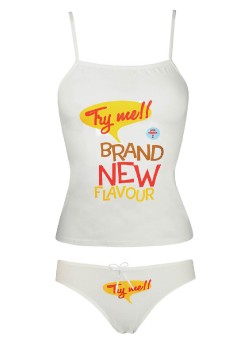 Brand - try me košilka a kalhotky bílá L