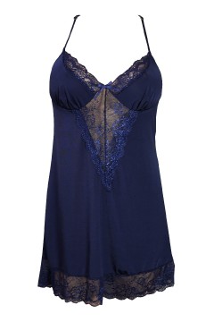 Claudina pružná košilka krajka s tangy X353