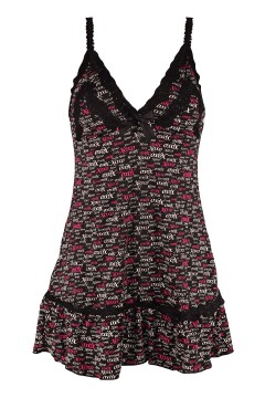Karie Dark košilka s krajkou 8788-08 černá UNI
