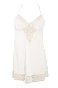 Claudina pružná košilka krajka s tangy X353