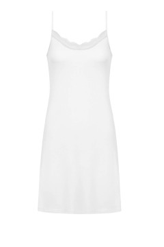 Ljuba bambusová spodnička nad kolena GBTW-817 bílá 3XL