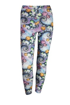 Crazy Ocean Happy leggins DD9216-5 modrá M