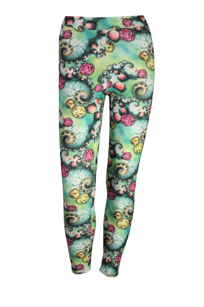 Crazy Green Happy leggins DD9216-5