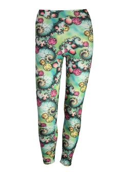 Crazy Green Happy leggins DD9216-5 zelená M