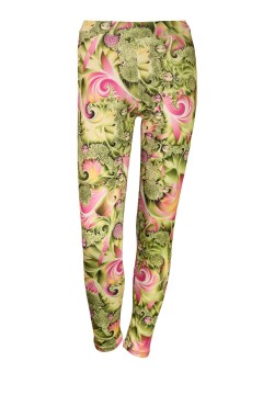 Zuriel spring barevné legíny DD9216-19 zelená M