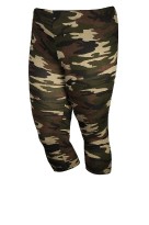 Dark army maskované legíny 3/4 délky 7771-15 khaki 4XL