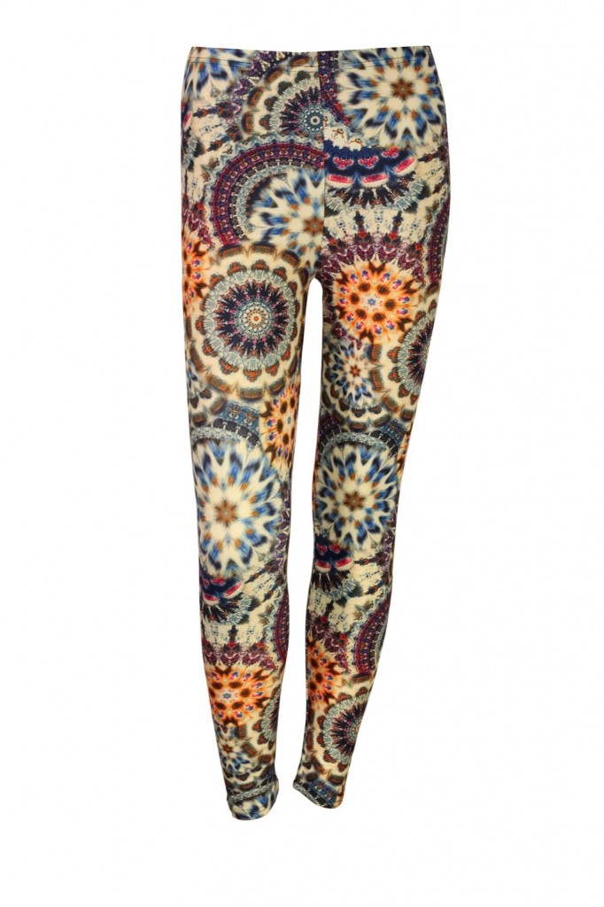 Blue Desi Inspire legíny s potiskem XM06