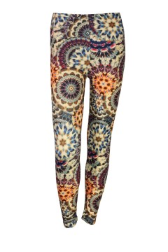 Blue Desi Inspire legíny s potiskem XM06 modrá M