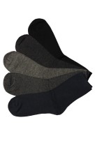 Pánské bambusové ponožky levně B-9901 - 5 párů vícebarevná 43-46