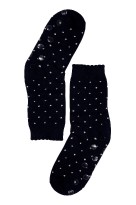 Noční obloha teplé ponožky NPV5092 tmavě modrá 35-38