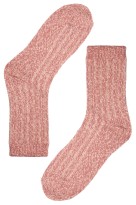 Super Soft Bellinda kašmírové ponožky dámské růžová 35-38