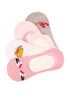 Dámské veselé ponožky se zvířátky ZU05 - 5bal