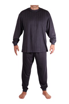 Mojmír pánské pyžamo s náplety W-034C