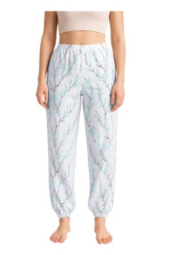 Bavlněné pyžamové kalhoty Květuše 723