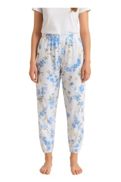 Bavlněné pyžamové kalhoty Květuše 728