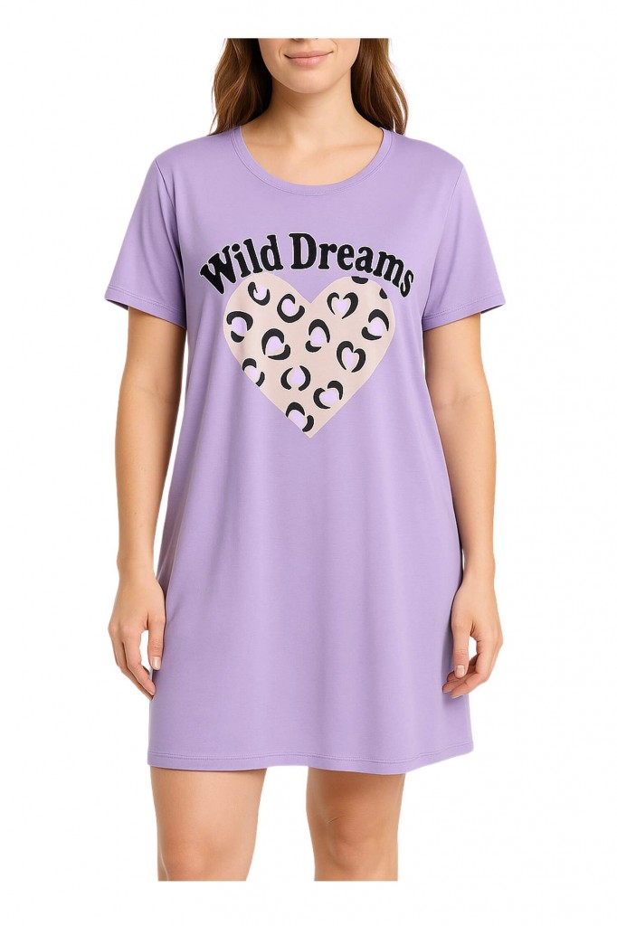 Noční košile s krátkým rukávem Wild Dreams 6564