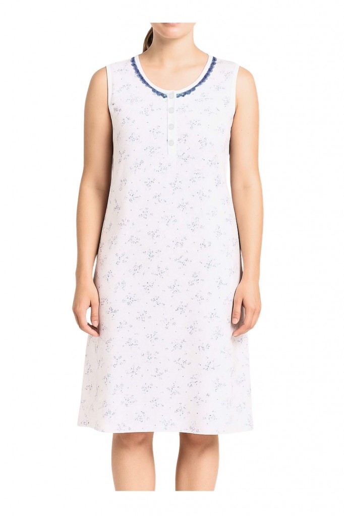 Dámská noční košile Alička 6538 vícebarevná 3XL