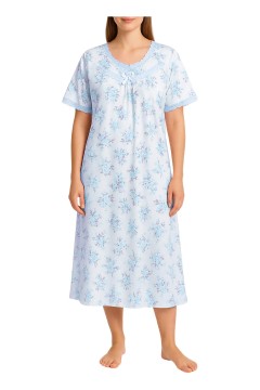 Bavlněná noční košile dlouhá Agátka 6527