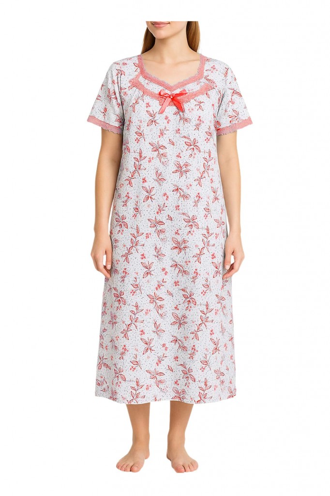 Dámská noční košile Anuška 6565 oranžová 3XL