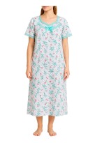Dámská noční košile Anuška 6565 zelená 3XL