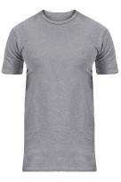 Tričko klasické bavlněné šedá L