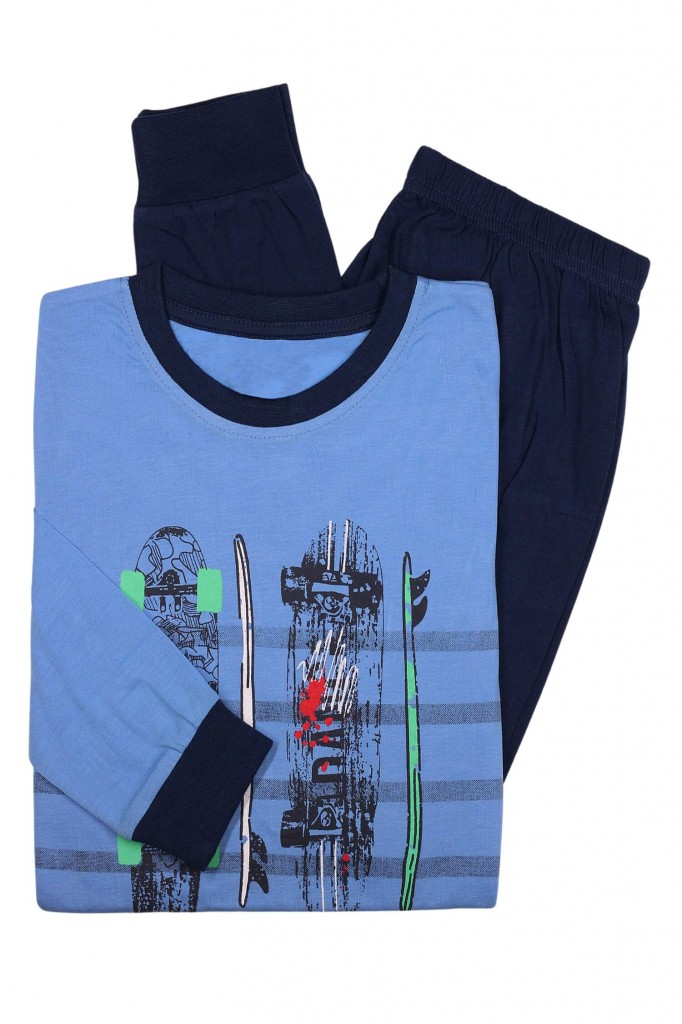 Chlapecké pyžamo Honzík BB-9346 světle modrá 5-6 let