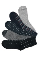 Bavlněné ponožky levně ZC1021 - 5 párů vícebarevná 39-42