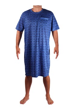 Matěj  pánská noční košile krátký rukáv