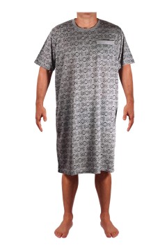 Matěj  pánská noční košile krátký rukáv