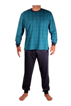 Pánské pyžamo dlouhé Eliáš MB-3609