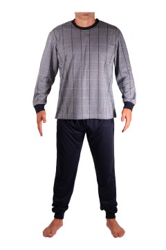 Pánské pyžamo dlouhé Eliáš MB-3609