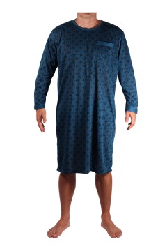 Bohouš pánská noční košile dlouhý rukáv