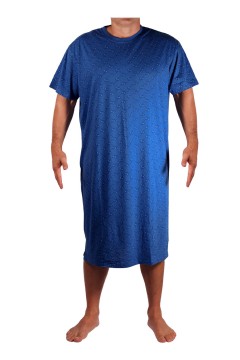 Pánská noční košile bavlna s krátkým rukávem Servác