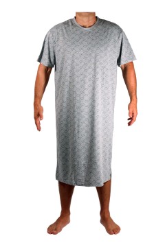 Pánská noční košile bavlna s krátkým rukávem Servác