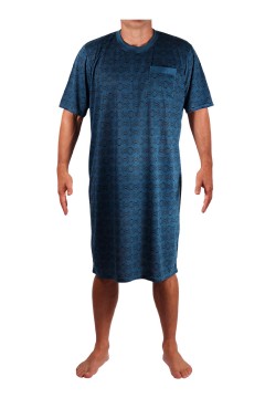 Matěj  pánská noční košile krátký rukáv