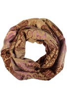 Ankara kroucená šála fialová