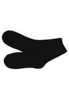 Froté ponožky zdravotní lem bambusové JM6200C - 2 páry černá 40-44