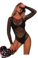 Sexy body s dlouhým rukávem Love Magnolia černá