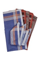 Pánský kapesník tmavý 6 ks - Klasik vícebarevná