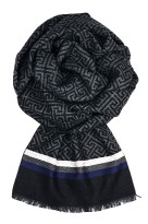 Lord pánský šál ke kabátu tmavě šedá