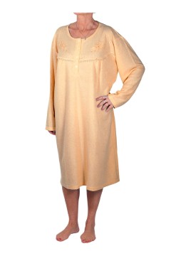 Velká teplá froté noční košile Vlastina