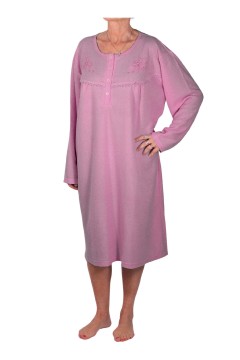 Velká teplá froté noční košile Vlastina