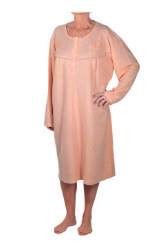 Velká teplá froté noční košile Vlastina