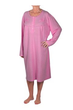 Velká teplá froté noční košile Vlastina