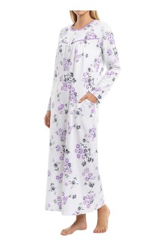 Bavlněná noční košile dlouhá Ami 6554