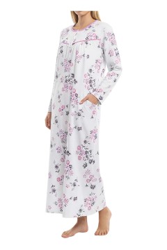 Bavlněná noční košile dlouhá Ami 6554
