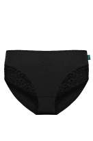 Ivča bambusové kalhotky s krajkou 904 černá M