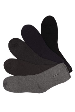 Pánské bambusové termo ponožky froté – zdravotní JM2210 - 3 páry