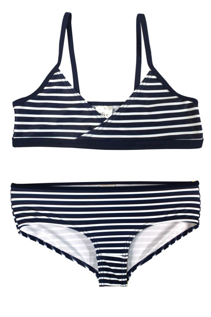 Aisha dívčí plavky v námořnickém stylu