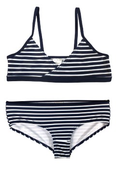 Aisha dívčí plavky v námořnickém stylu tmavě modrá 3-4 roky